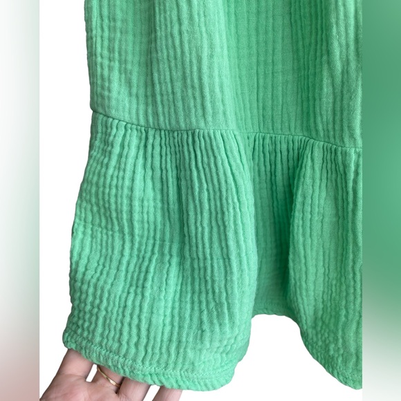 NATION Ltd Los Angeles Padma Double Gauze Tiered Mini Dress Size M - Picture 4 of 16